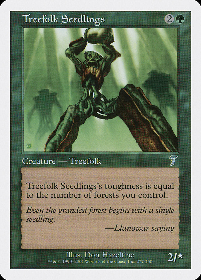 Treefolk Seedlings [Seventh Edition] | Card Merchant Takapuna