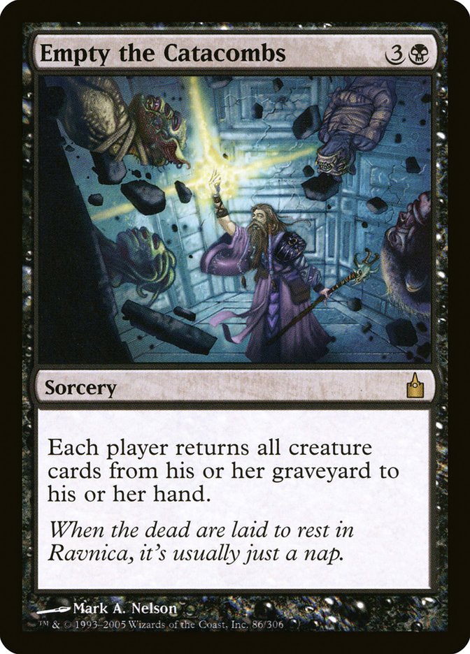 Empty the Catacombs [Ravnica: City of Guilds] | Card Merchant Takapuna