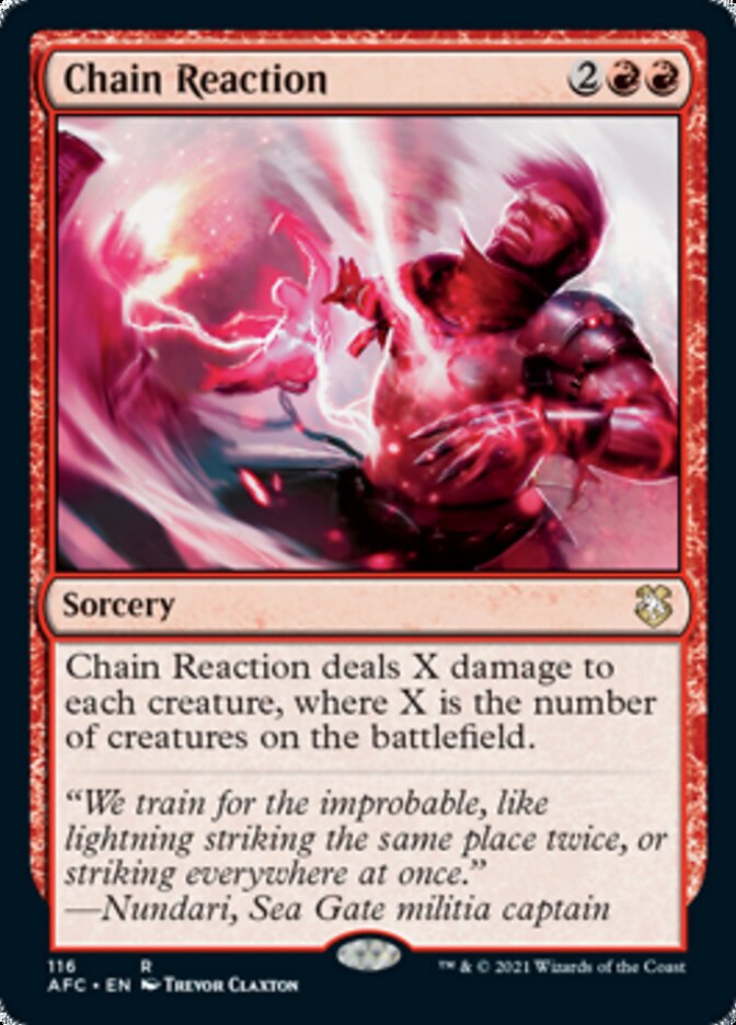 Chain Reaction [Dungeons & Dragons: Adventures in the Forgotten Realms Commander] | Card Merchant Takapuna