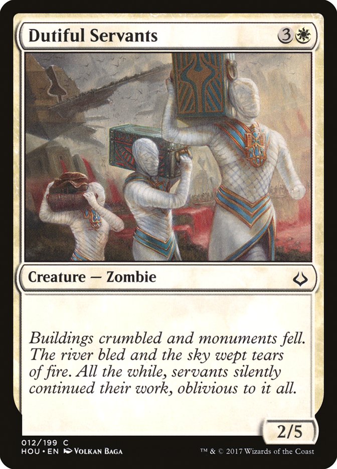 Dutiful Servants [Hour of Devastation] | Card Merchant Takapuna
