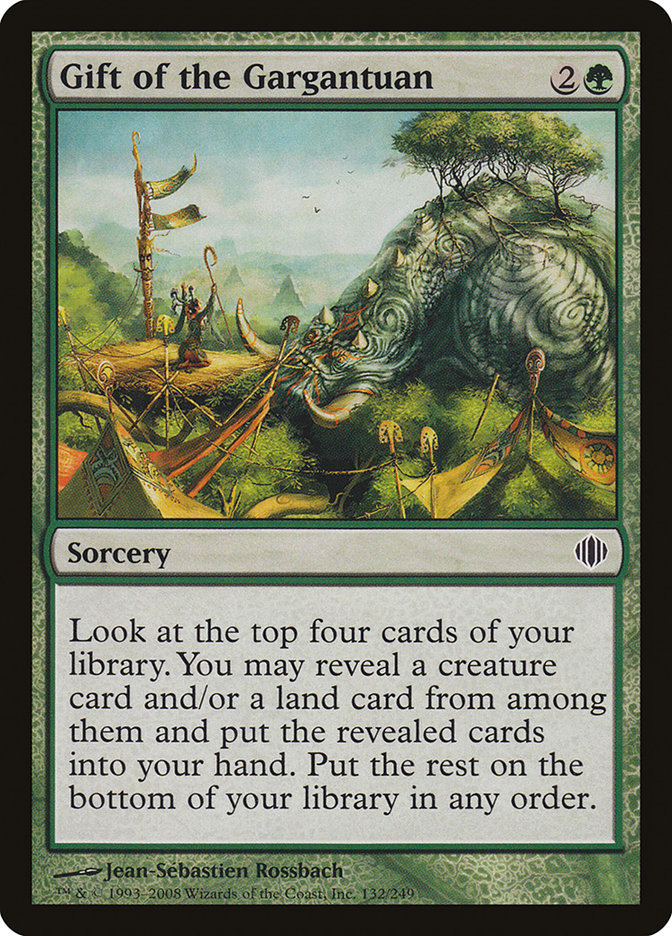 Gift of the Gargantuan [Shards of Alara] | Card Merchant Takapuna