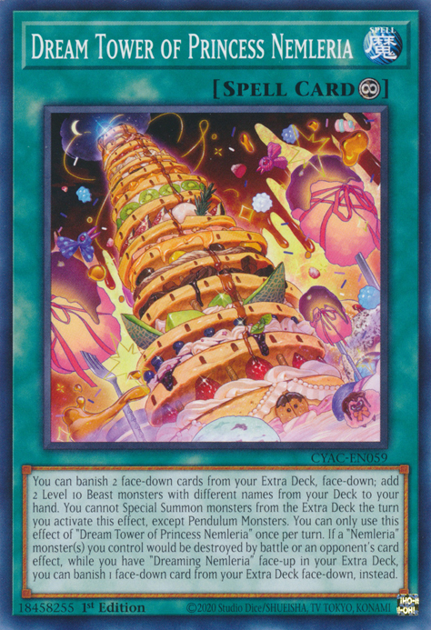 Dream Tower of Princess Nemleria [CYAC-EN059] Common | Card Merchant Takapuna