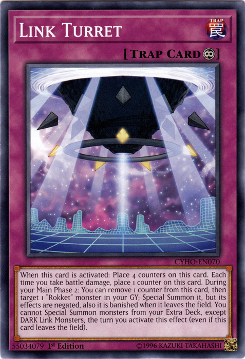 Link Turret [CYHO-EN070] Common | Card Merchant Takapuna