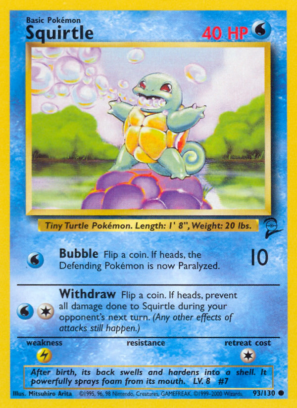 Squirtle (93/130) [Base Set 2] | Card Merchant Takapuna