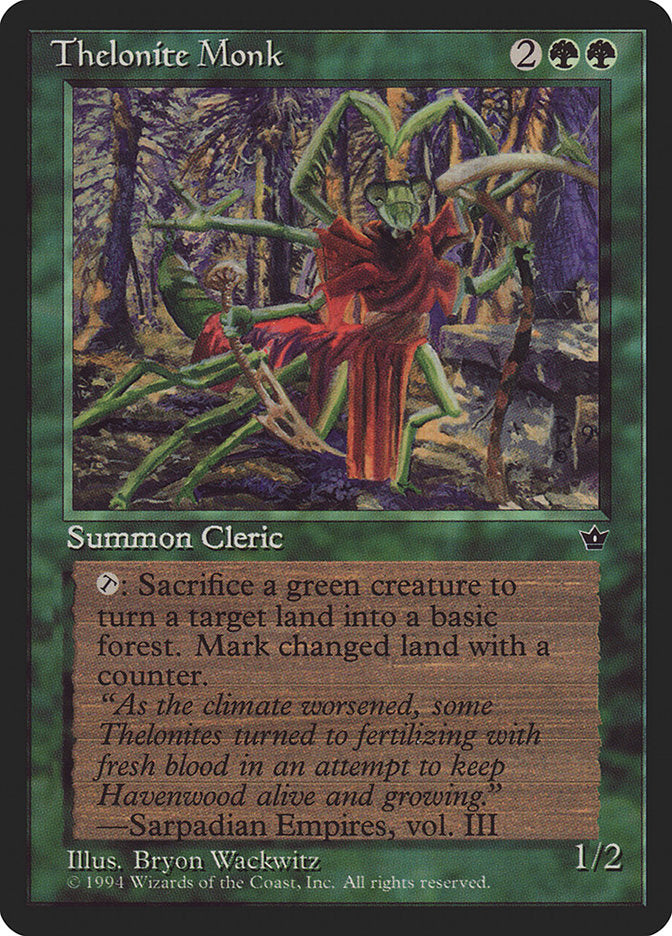Thelonite Monk [Fallen Empires] | Card Merchant Takapuna