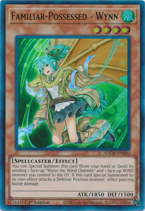 Familiar-Possessed - Wynn (Alternate Art) [SDCH-EN040] Ultra Rare | Card Merchant Takapuna