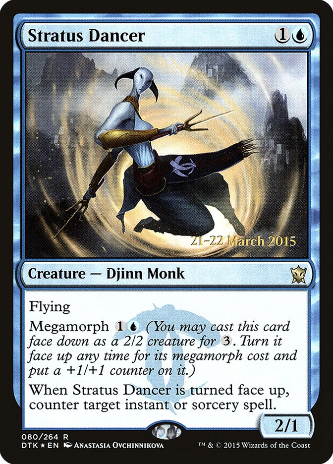Stratus Dancer [Dragons of Tarkir Prerelease Promos] | Card Merchant Takapuna