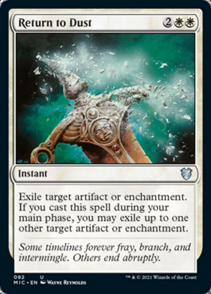 Return to Dust [Innistrad: Midnight Hunt Commander] | Card Merchant Takapuna