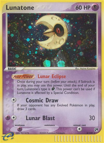 Lunatone (8/100) [EX: Sandstorm] | Card Merchant Takapuna