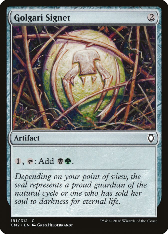 Golgari Signet (191/312) [Commander Anthology Volume II] | Card Merchant Takapuna