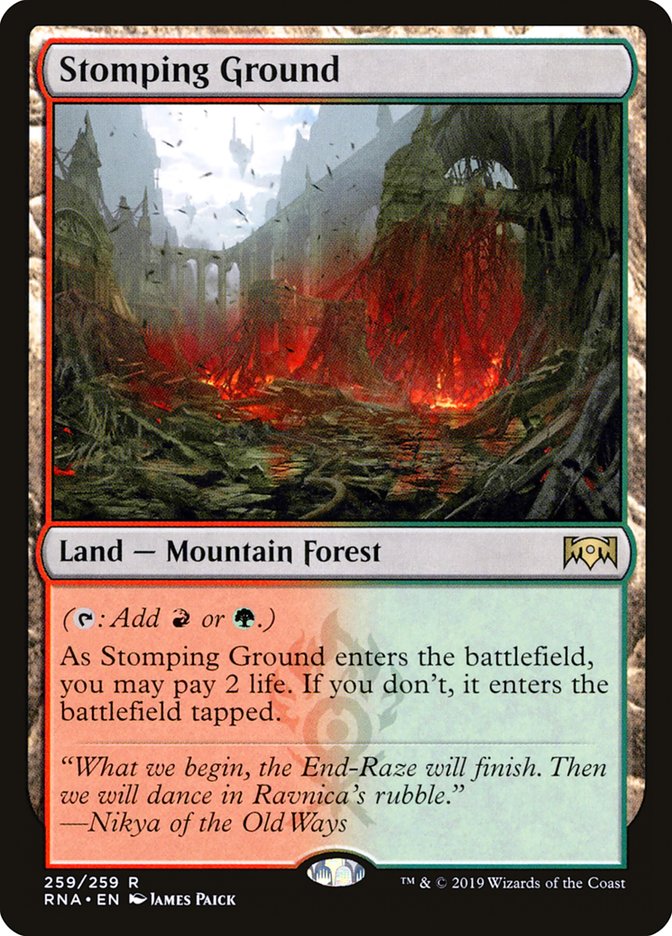 Stomping Ground [Ravnica Allegiance] | Card Merchant Takapuna