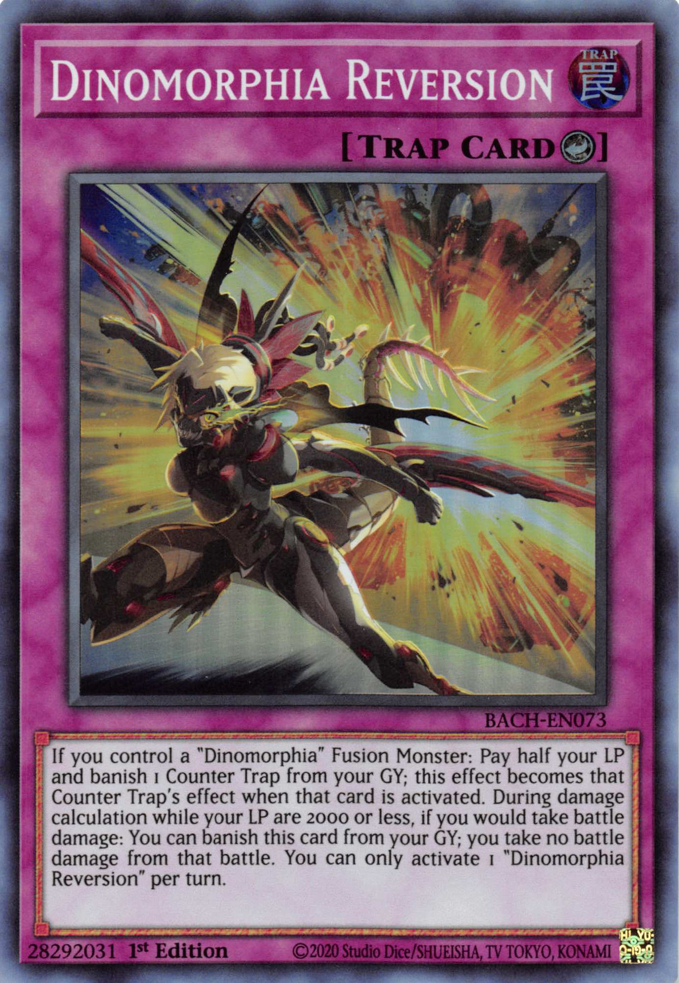 Dinomorphia Reversion [BACH-EN073] Super Rare | Card Merchant Takapuna