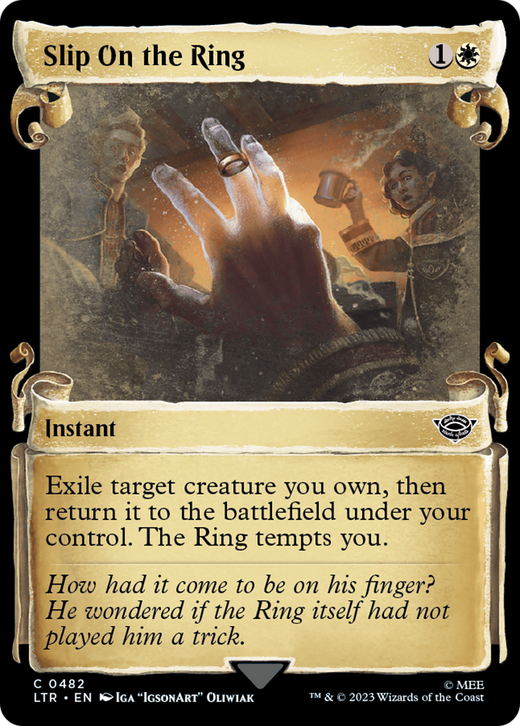 Slip on the Ring [The Lord of the Rings: Tales of Middle-Earth Showcase Scrolls] | Card Merchant Takapuna
