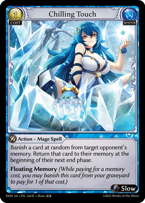 Chilling Touch (164) [Dawn of Ashes: 1st Edition] | Card Merchant Takapuna