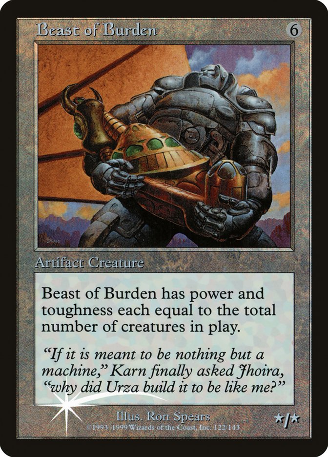 Beast of Burden (Misprinted) [Prerelease Events] | Card Merchant Takapuna