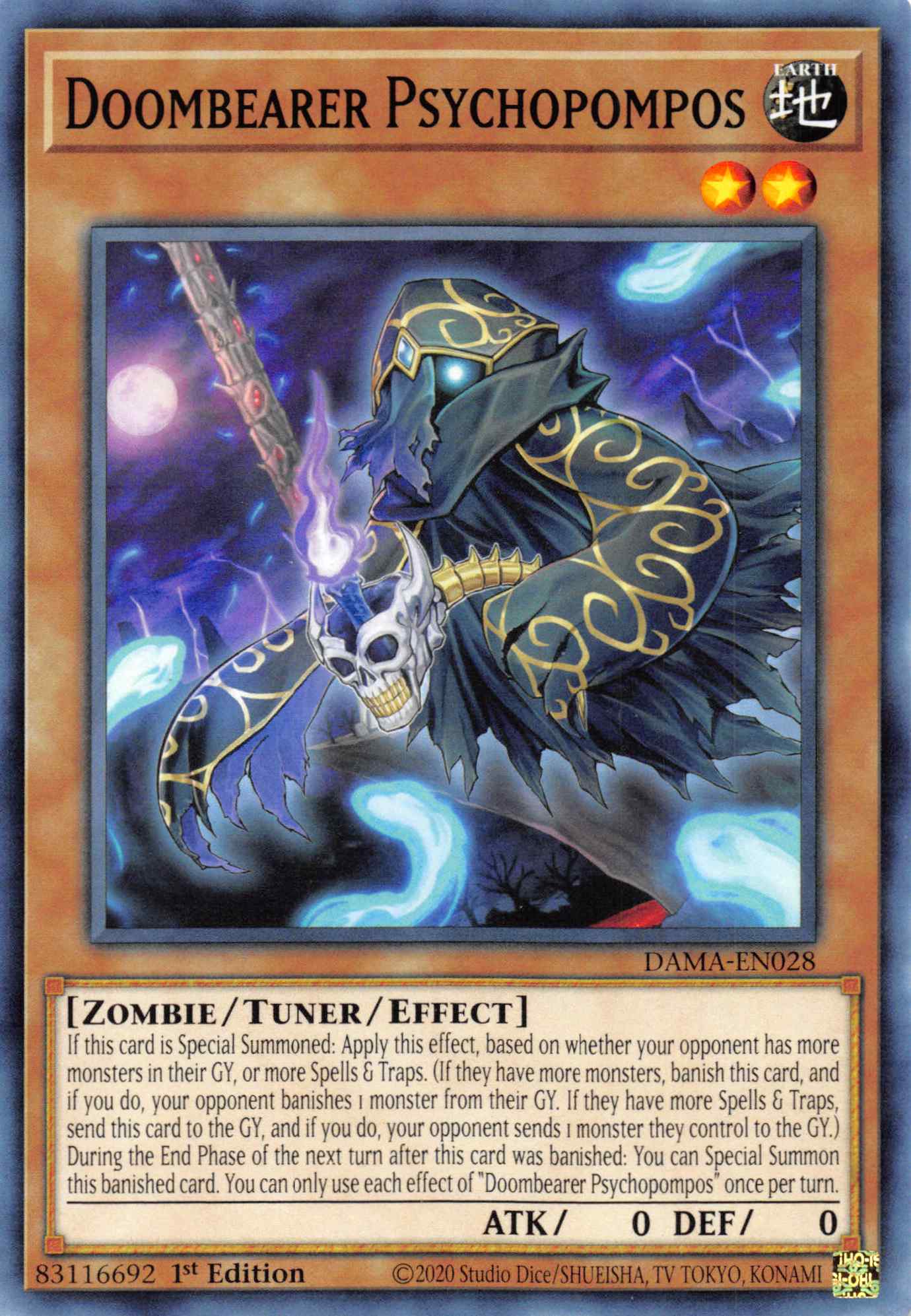 Doombearer Psychopompos [DAMA-EN028] Common | Card Merchant Takapuna