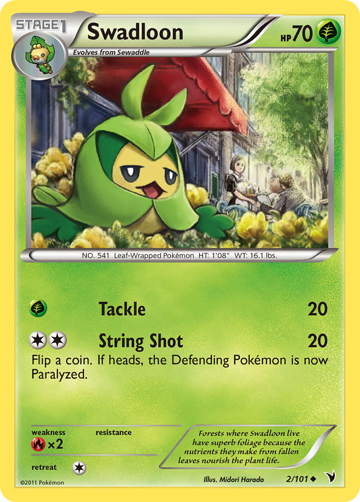 Swadloon (2/101) [Black & White: Noble Victories] | Card Merchant Takapuna