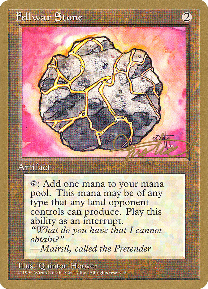 Fellwar Stone (Mark Justice) [Pro Tour Collector Set] | Card Merchant Takapuna