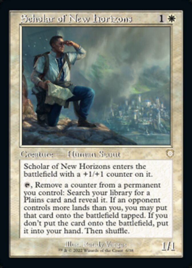 Scholar of New Horizons (Retro) [The Brothers' War Commander] | Card Merchant Takapuna