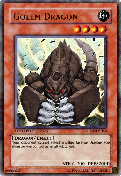 Golem Dragon [JUMP-EN040] Ultra Rare | Card Merchant Takapuna