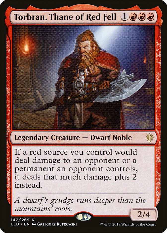 Torbran, Thane of Red Fell [Throne of Eldraine] | Card Merchant Takapuna