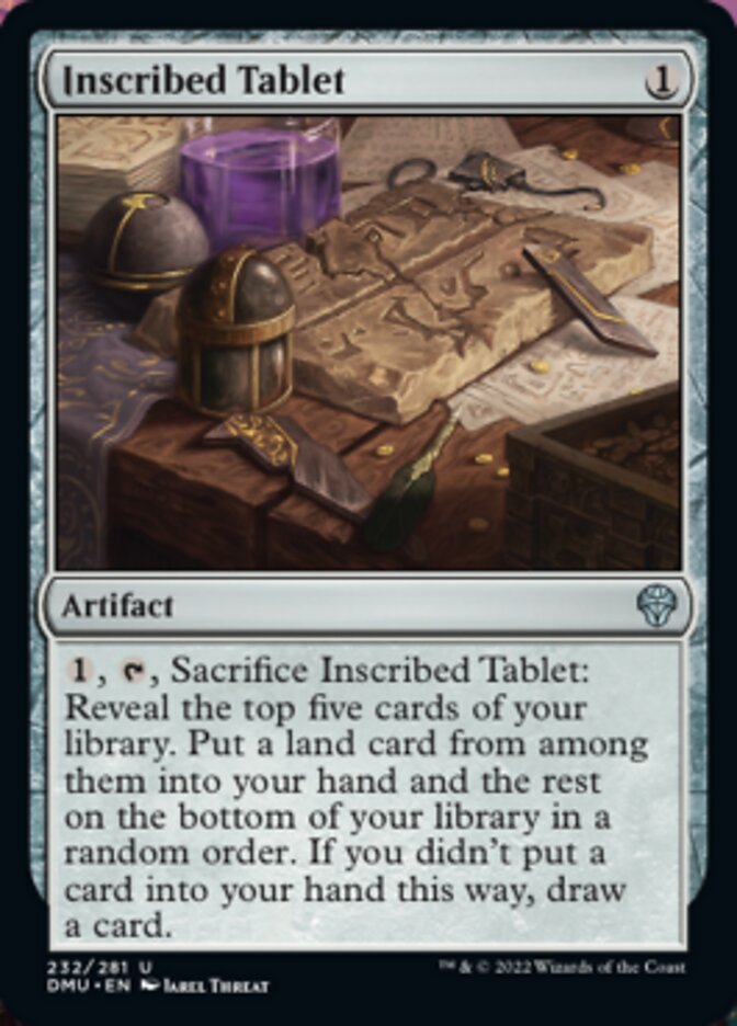 Inscribed Tablet [Dominaria United] | Card Merchant Takapuna