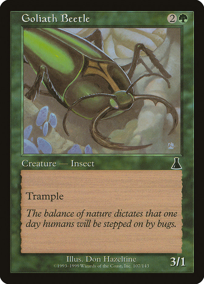 Goliath Beetle [Urza's Destiny] | Card Merchant Takapuna