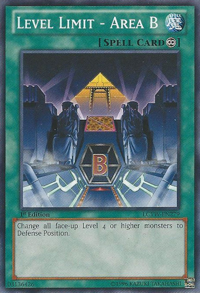 Level Limit - Area B [LCYW-EN279] Common | Card Merchant Takapuna