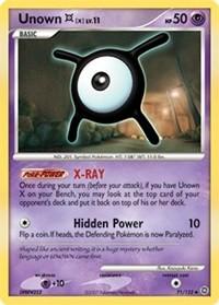 Unown [X] (71) [Secret Wonders] | Card Merchant Takapuna