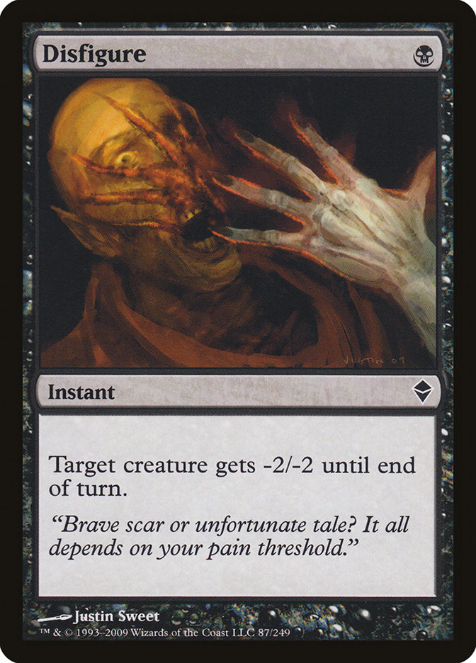 Disfigure [Zendikar] | Card Merchant Takapuna