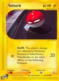 Voltorb (115) (115) [Aquapolis] | Card Merchant Takapuna