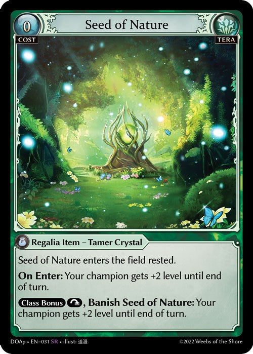 Seed of Nature (031) [Dawn of Ashes: Prelude] | Card Merchant Takapuna