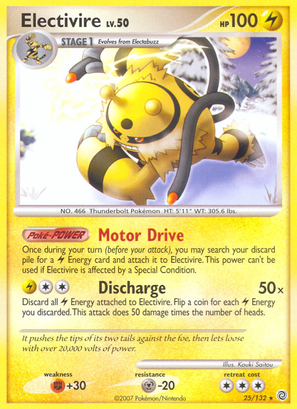 Electivire (25/132) [Diamond & Pearl: Secret Wonders] | Card Merchant Takapuna
