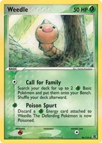 Weedle (86) [FireRed & LeafGreen] | Card Merchant Takapuna