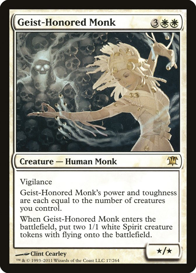 Geist-Honored Monk [Innistrad] | Card Merchant Takapuna