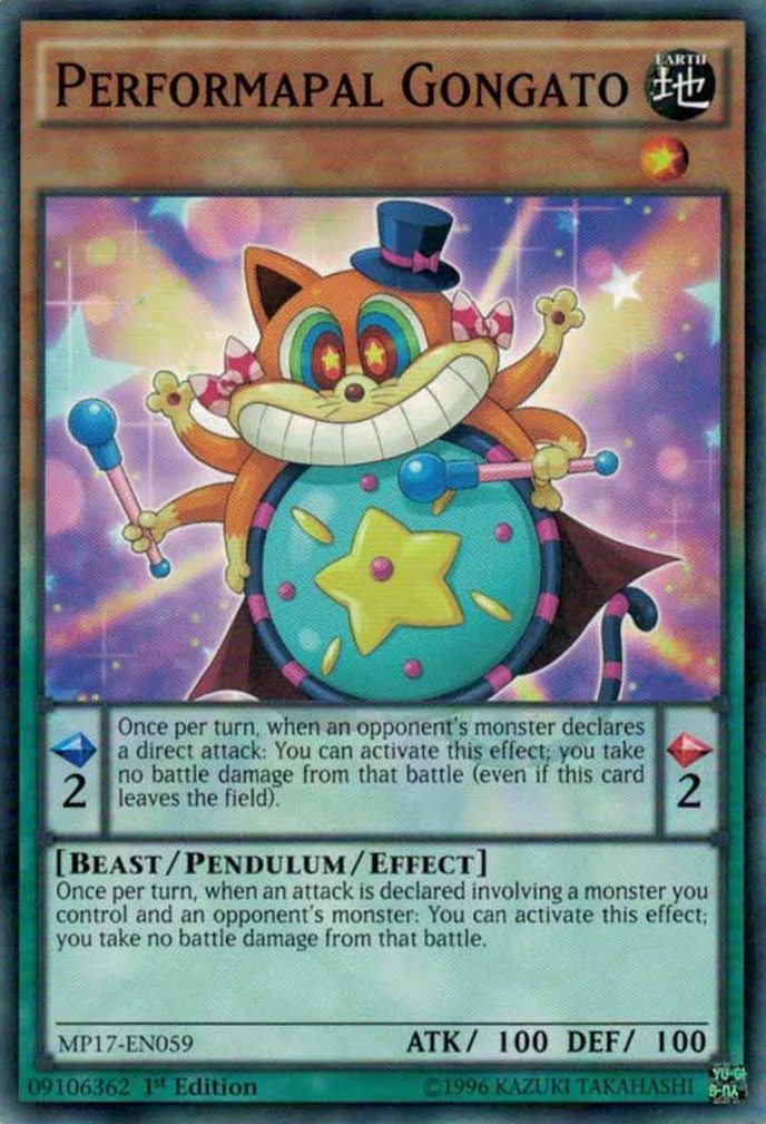 Performapal Gongato [MP17-EN059] Common | Card Merchant Takapuna