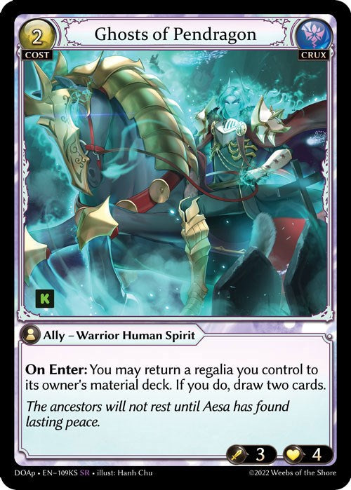 Ghosts of Pendragon (109KS) [Dawn of Ashes: Prelude] | Card Merchant Takapuna