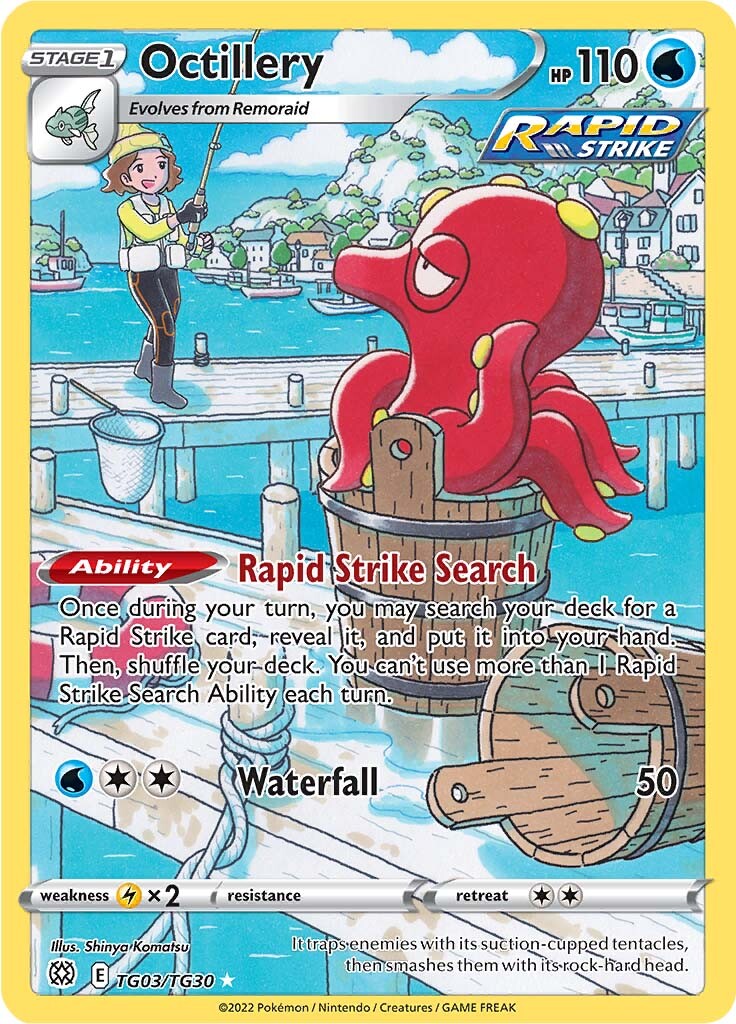 Octillery (TG03/TG30) [Sword & Shield: Brilliant Stars] | Card Merchant Takapuna