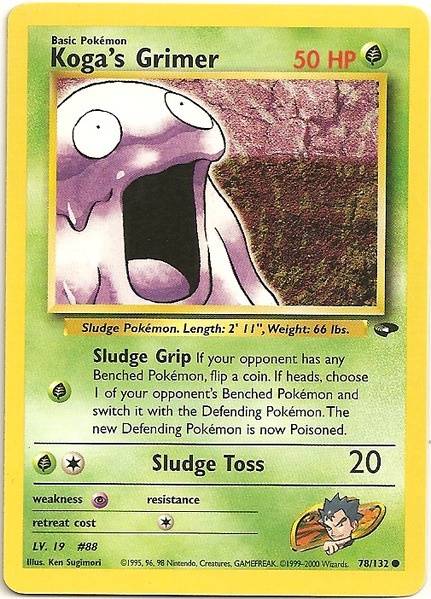 Koga's Grimer (78/132) [Gym Challenge Unlimited] | Card Merchant Takapuna