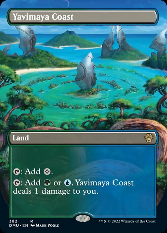 Yavimaya Coast (Borderless Alternate Art) [Dominaria United] | Card Merchant Takapuna