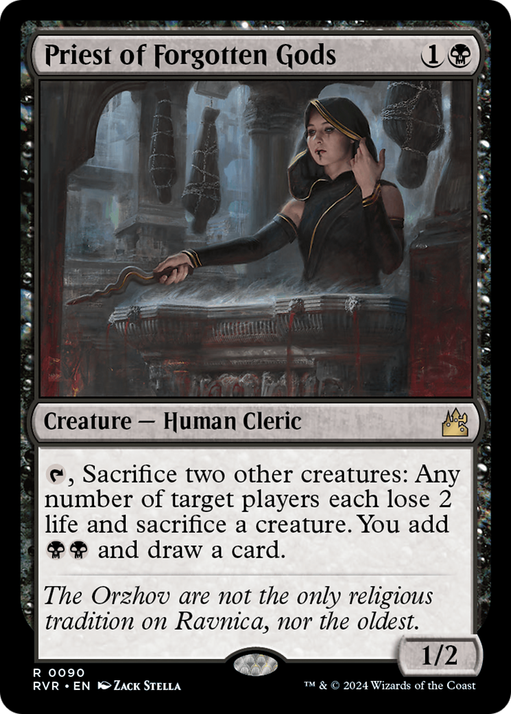 Priest of Forgotten Gods [Ravnica Remastered] | Card Merchant Takapuna