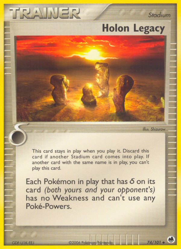 Holon Legacy (74/101) [EX: Dragon Frontiers] | Card Merchant Takapuna