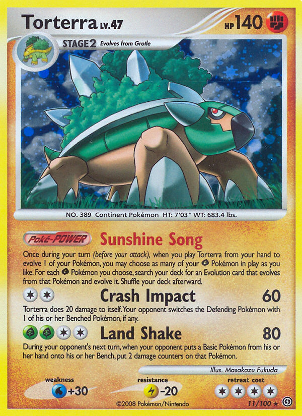 Torterra (11/100) [Diamond & Pearl: Stormfront] | Card Merchant Takapuna