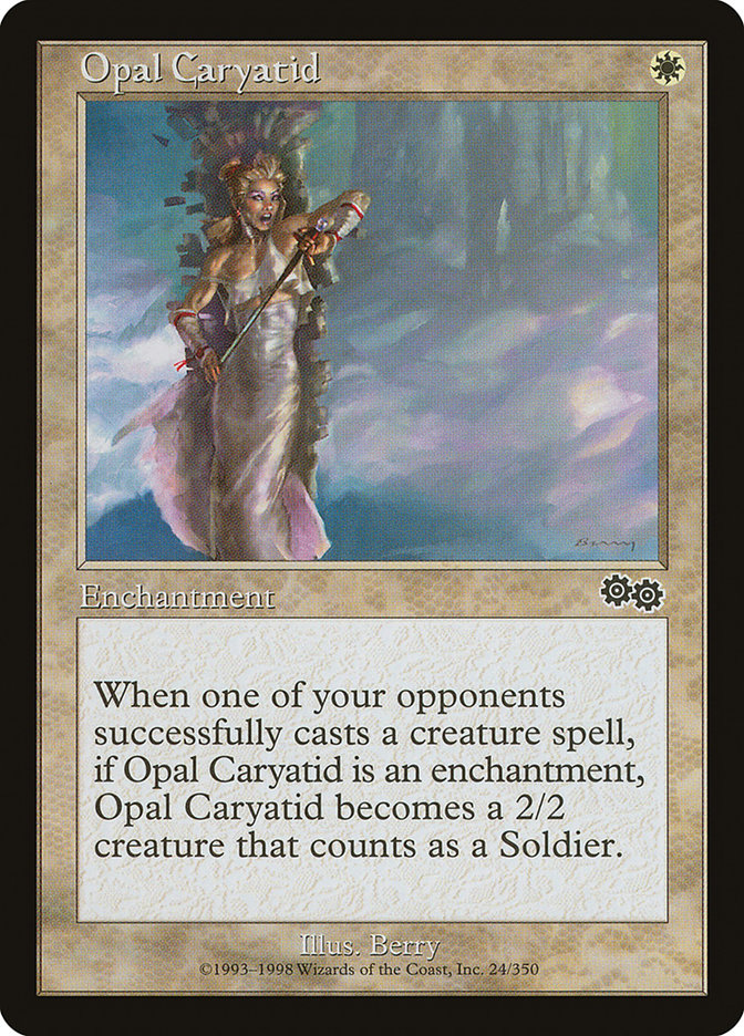 Opal Caryatid [Urza's Saga] | Card Merchant Takapuna