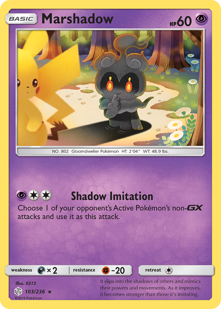 Marshadow (103/236) [Sun & Moon: Cosmic Eclipse] | Card Merchant Takapuna