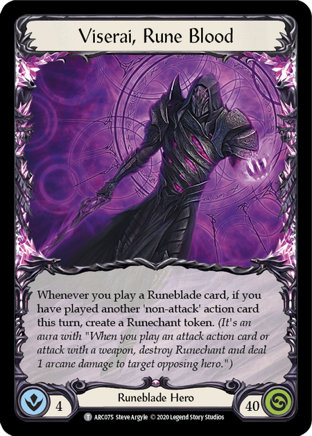 Kano // Viserai, Rune Blood [U-ARC114 // U-ARC075] (Arcane Rising Unlimited) | Card Merchant Takapuna