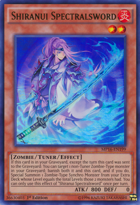 Shiranui Spectralsword [MP16-EN199] Ultra Rare | Card Merchant Takapuna