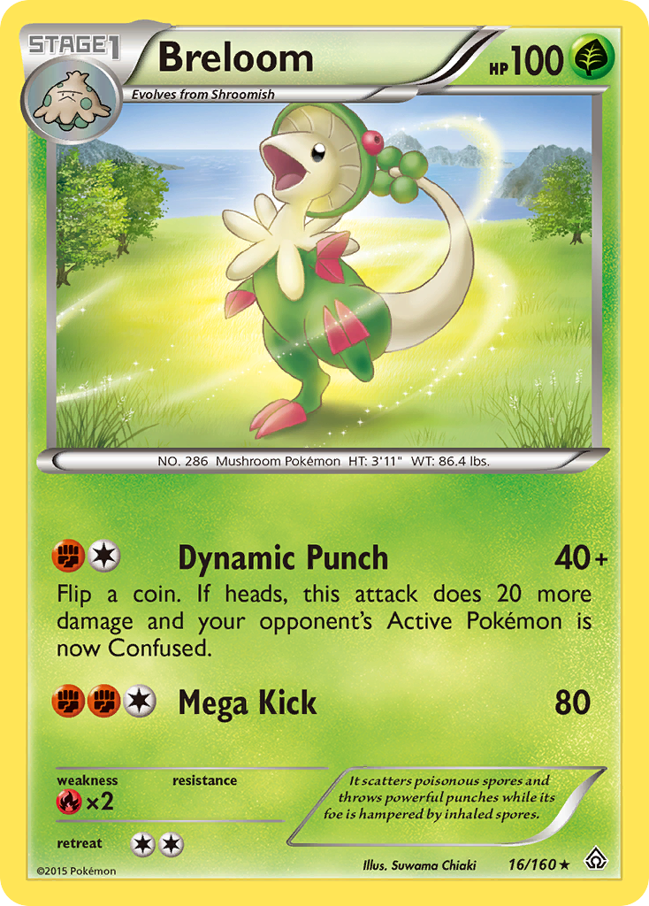 Breloom (16/160) [XY: Primal Clash] | Card Merchant Takapuna