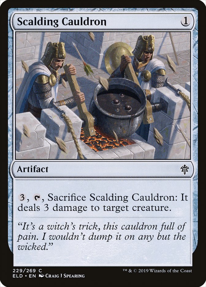 Scalding Cauldron [Throne of Eldraine] | Card Merchant Takapuna