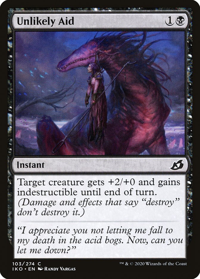 Unlikely Aid [Ikoria: Lair of Behemoths] | Card Merchant Takapuna